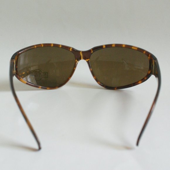 NWT True Vintage 90's Wrap Around lady's fashion sports frame smoke sunglasses - Picture 6 of 10